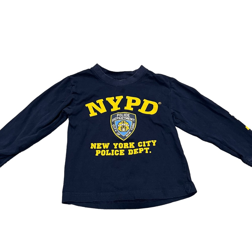 NYPD New York Police long sleeve shirt kids size 2-4